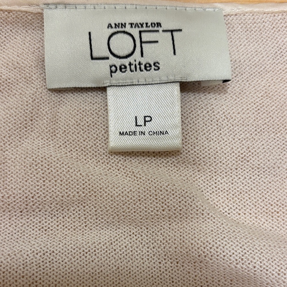 LOFT Ivory Button-Front Sweater - Picture 2 of 4